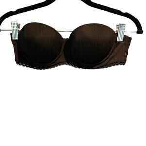 Calvin Klein Size 34B Strapless Bra Black Event Special Occasion Foundation